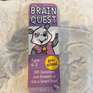 Brain Quest Cards | Pre-school (ages 4-5) good condition​​​​​​​​​
